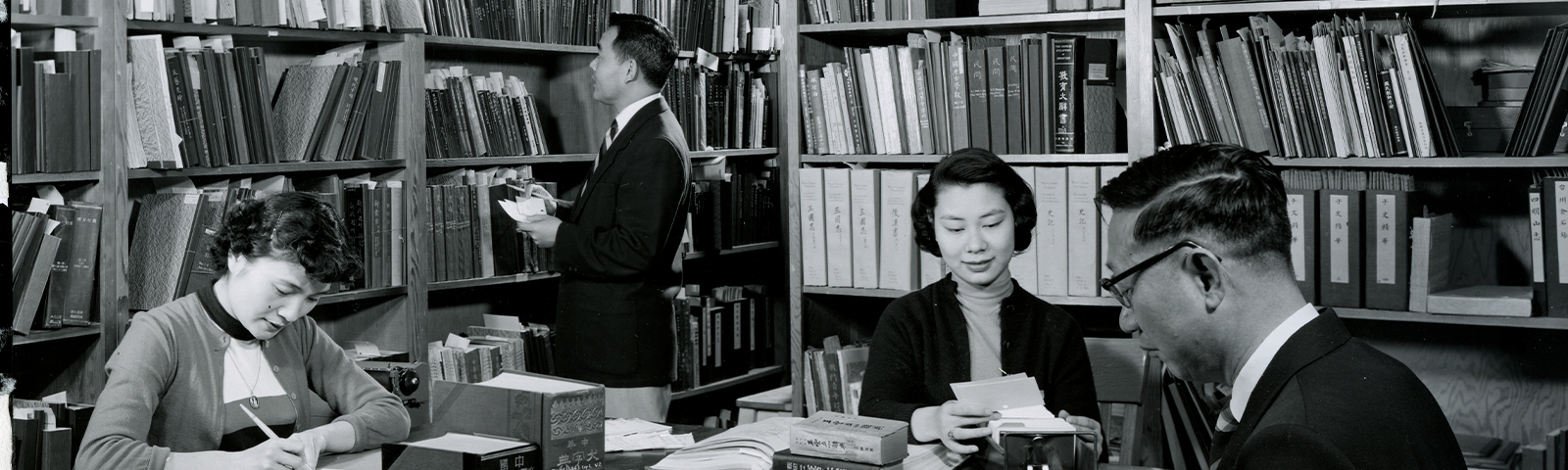 Researchers at Hoover's East Asia Library