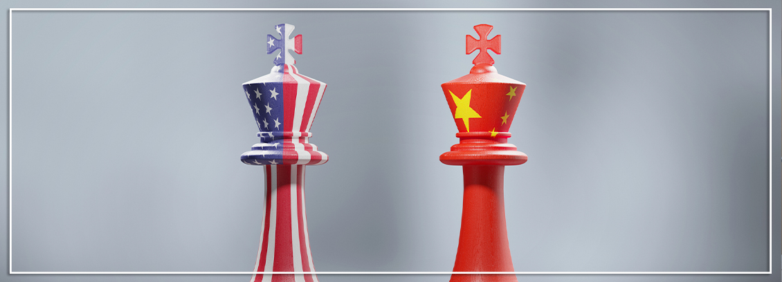 US and China Chess Pieces
