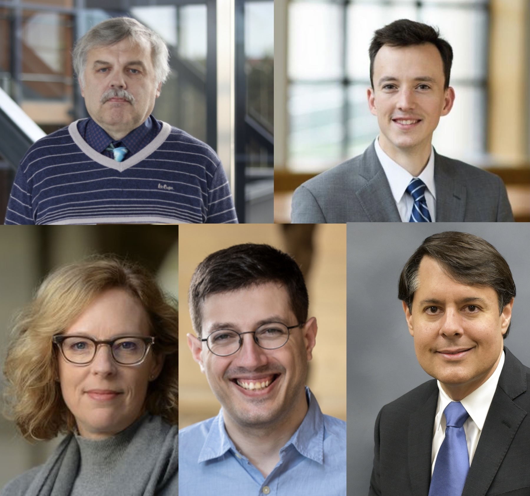 Collage of headshots - Hoover Fellows Sanovich, Tiffert