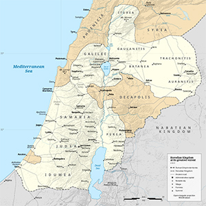 Herodian Kingdom map