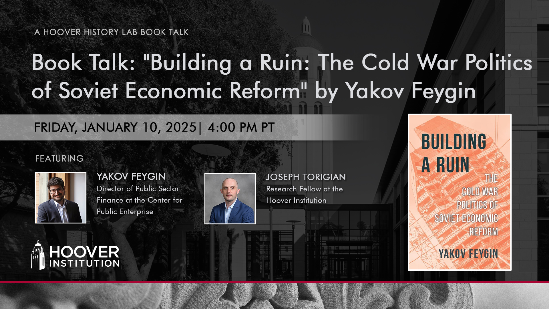 Book Talk with Yakov Feygin