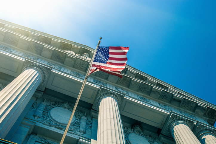 San Francisco City Hall entrance stock photo