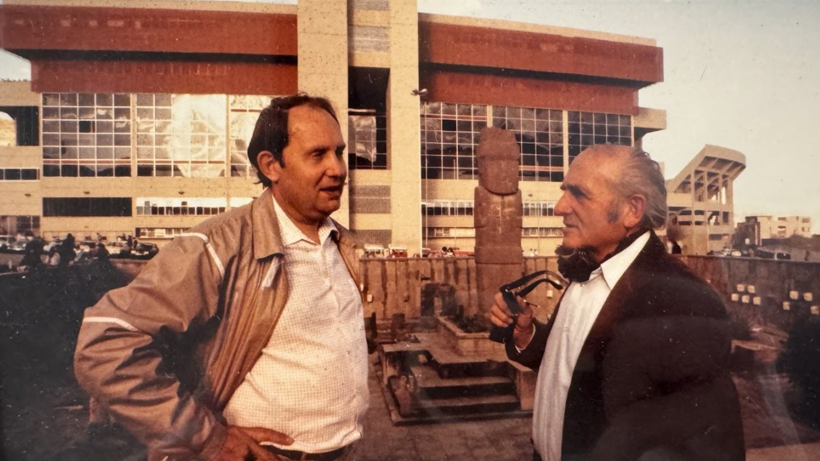 Klaus Barbie and Gerd Heidemann in La Paz, Bolivia