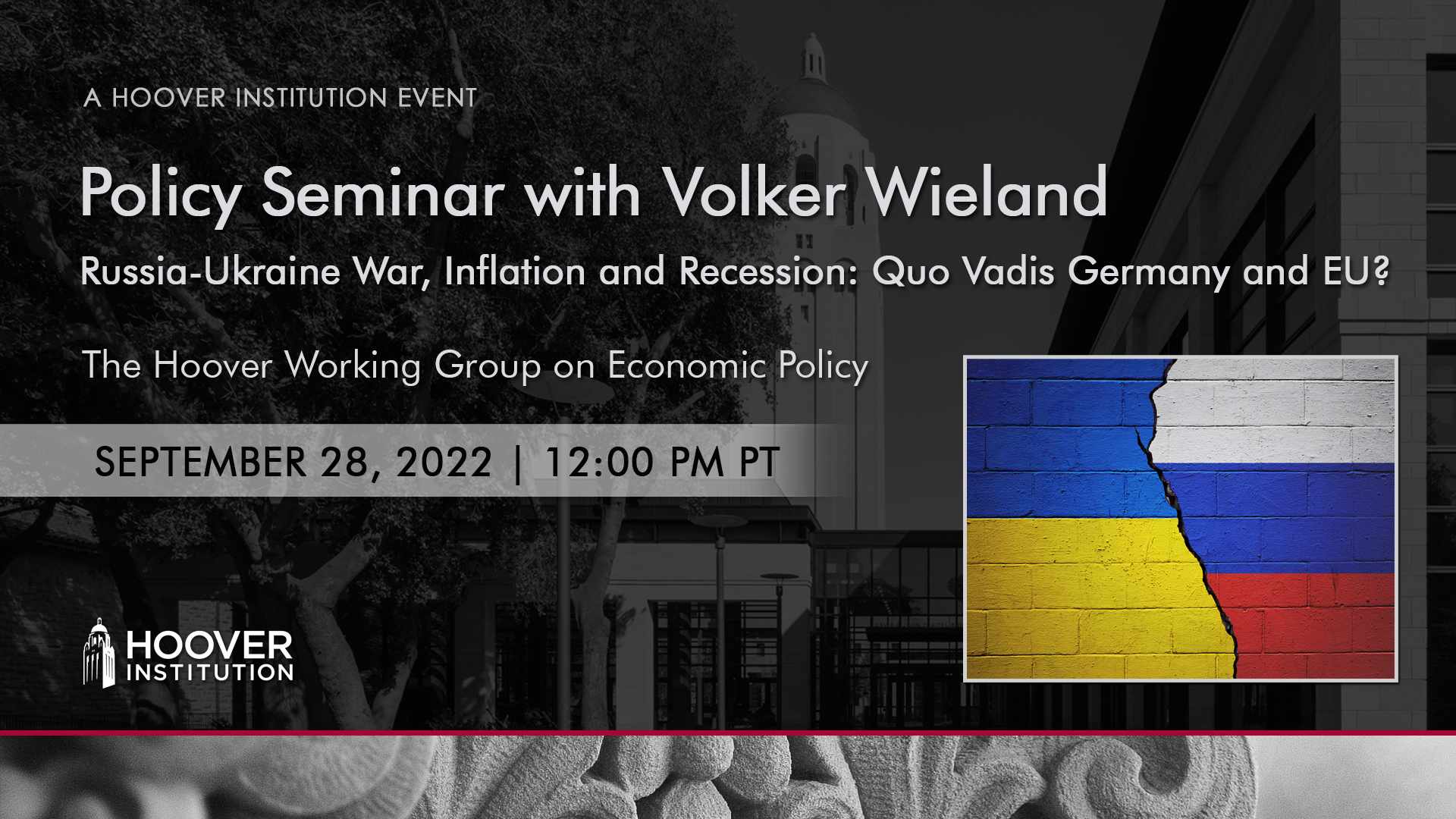 Policy Seminar with Volker Wieland