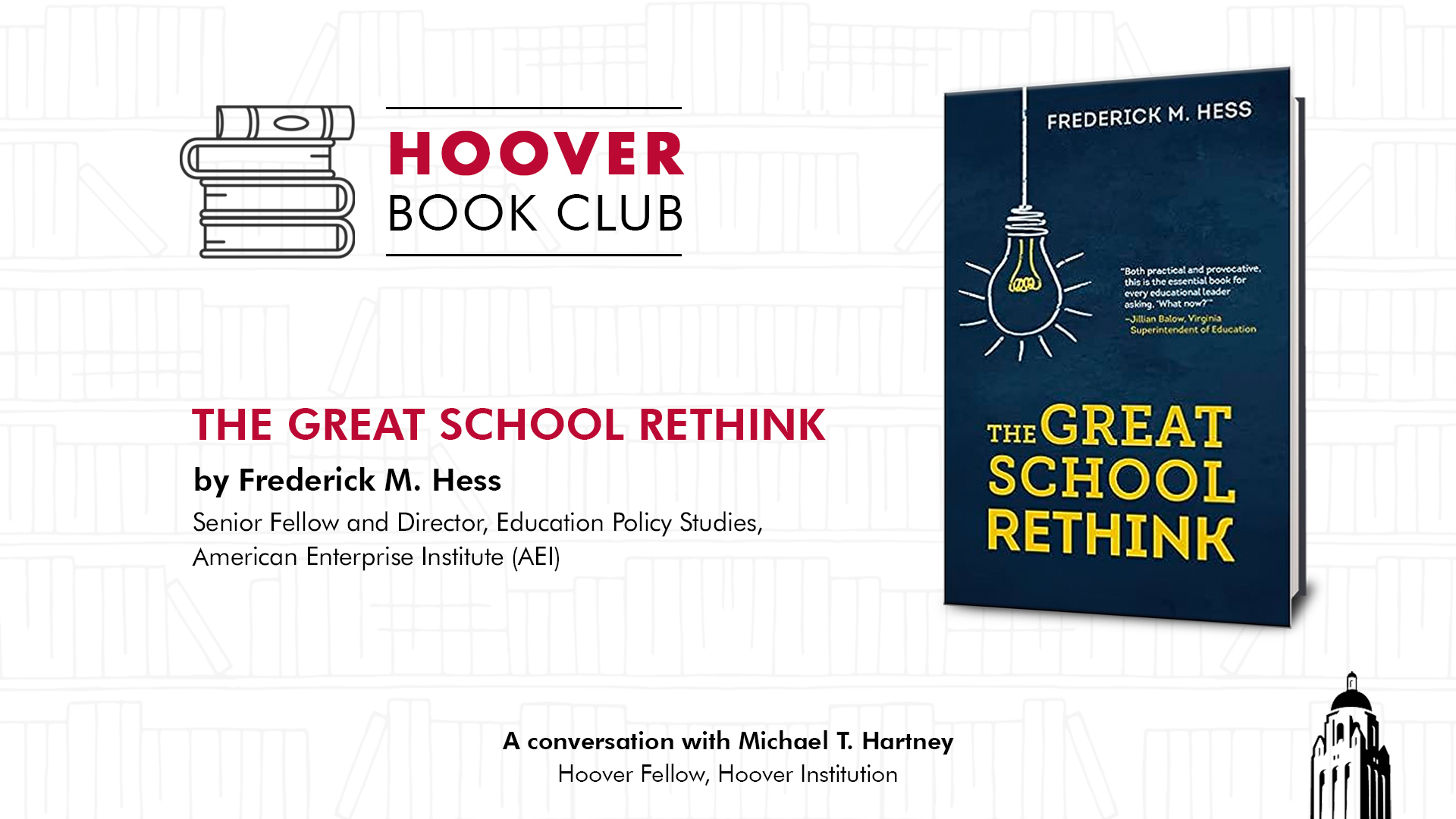 Hoover Book Club: The Great School Rethink