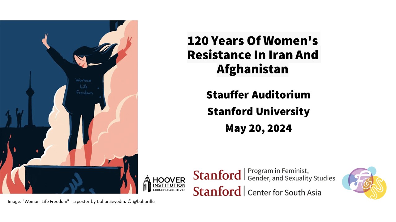cover image for talk 120 Years Of Women's Resistance In Iran And Afghanistan