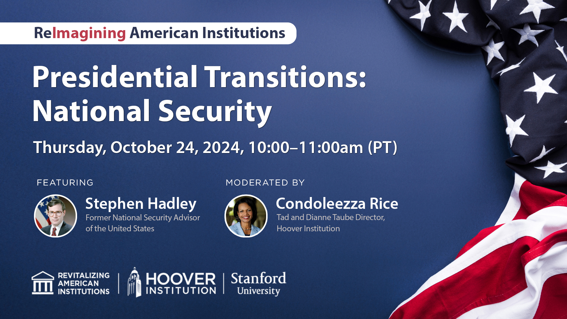 Presidential Transitions: National Security | Reimagining American Institutions