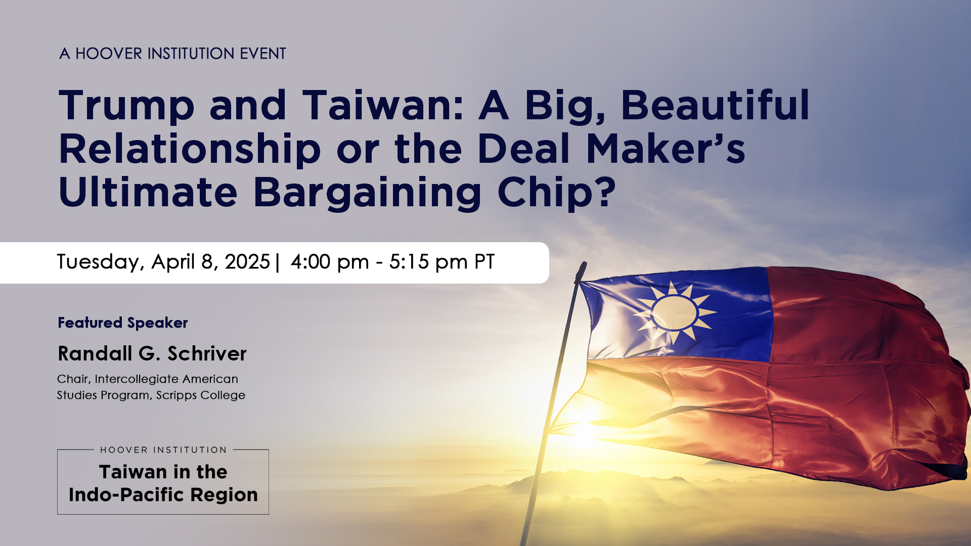 Trump and Taiwan: A Big, Beautiful Relationship or the Deal Maker’s Ultimate Bargaining Chip?