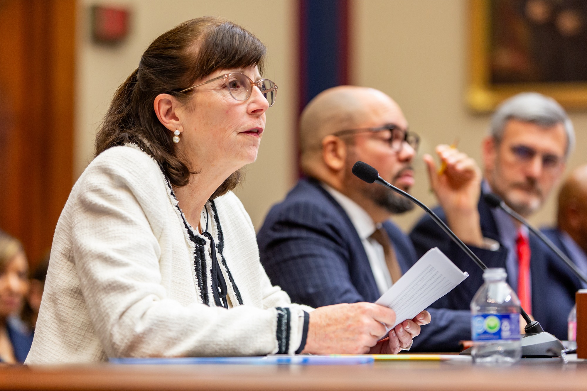 Margaret E. Raymond testifying