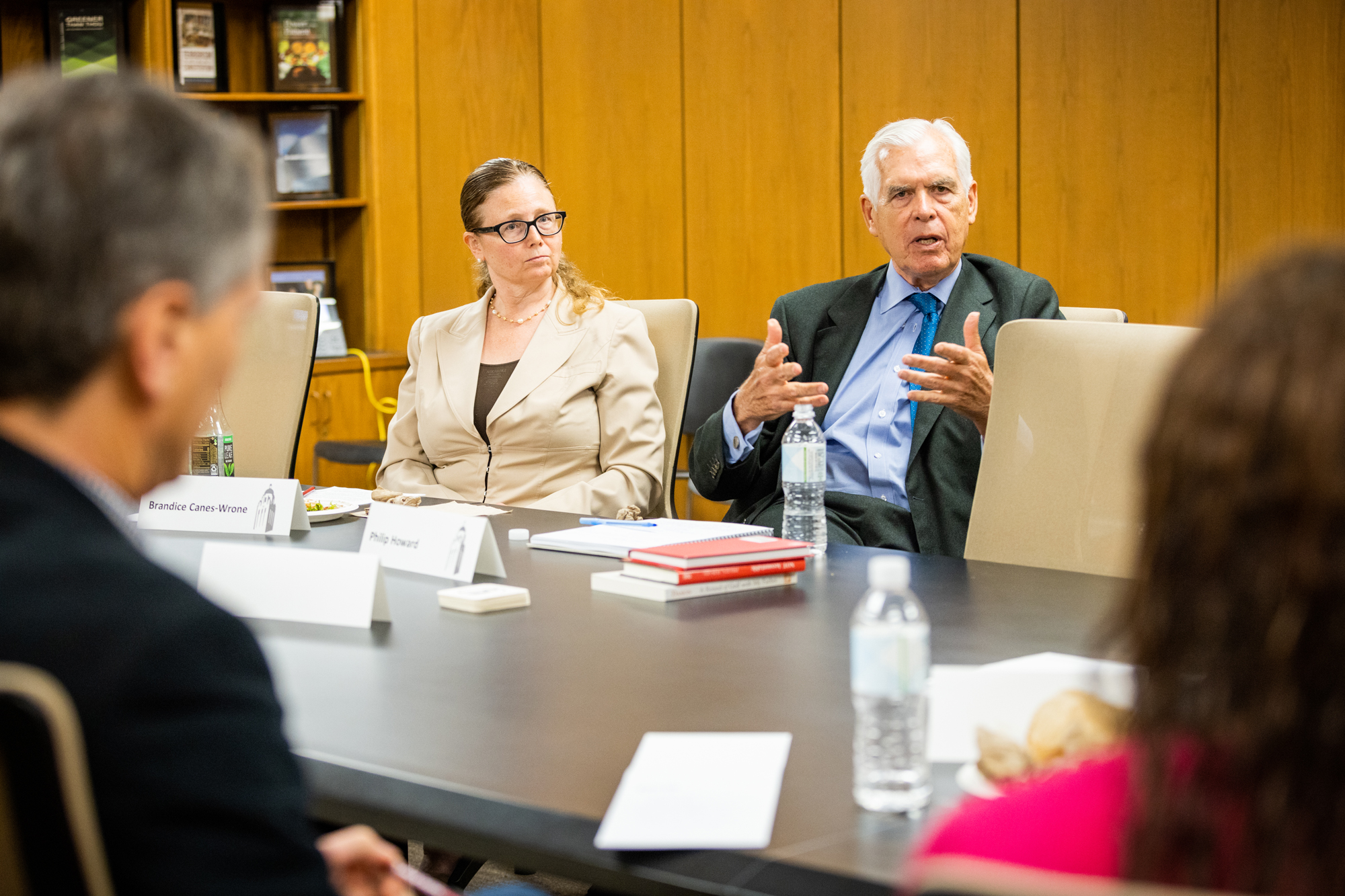 Center for Revitalizing American Institutions Director Brandice Canes-Wrone and Philip K. Howard