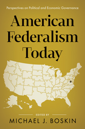 The 2024 publication of American Federalism Today: Perspectives on Political and Economic Governance marked a significant milestone in Hoover’s history of engagement with policy formulation at the intersection of local, state, and federal governance. (Hoover Institution Press)