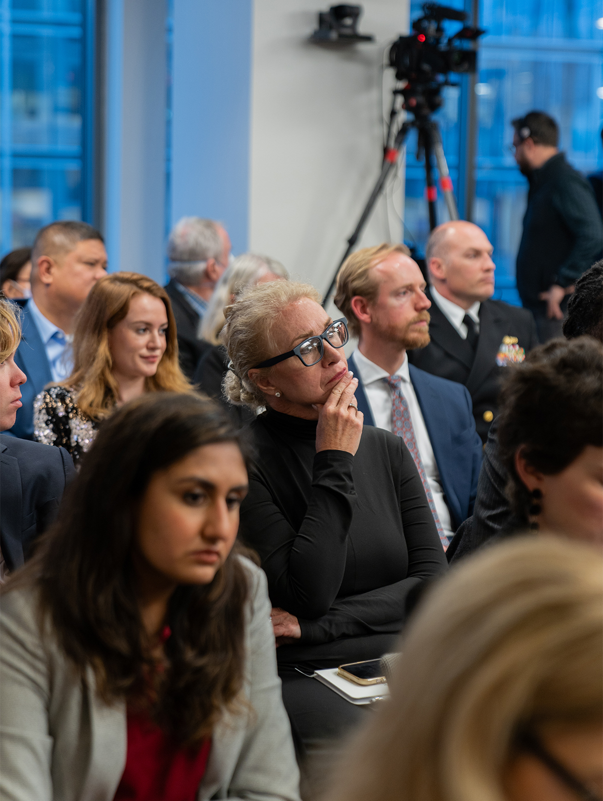 The Stanford Emerging Technology Review debuts before an attentive audience in Hoover’s Washington, DC, offices on January 25.