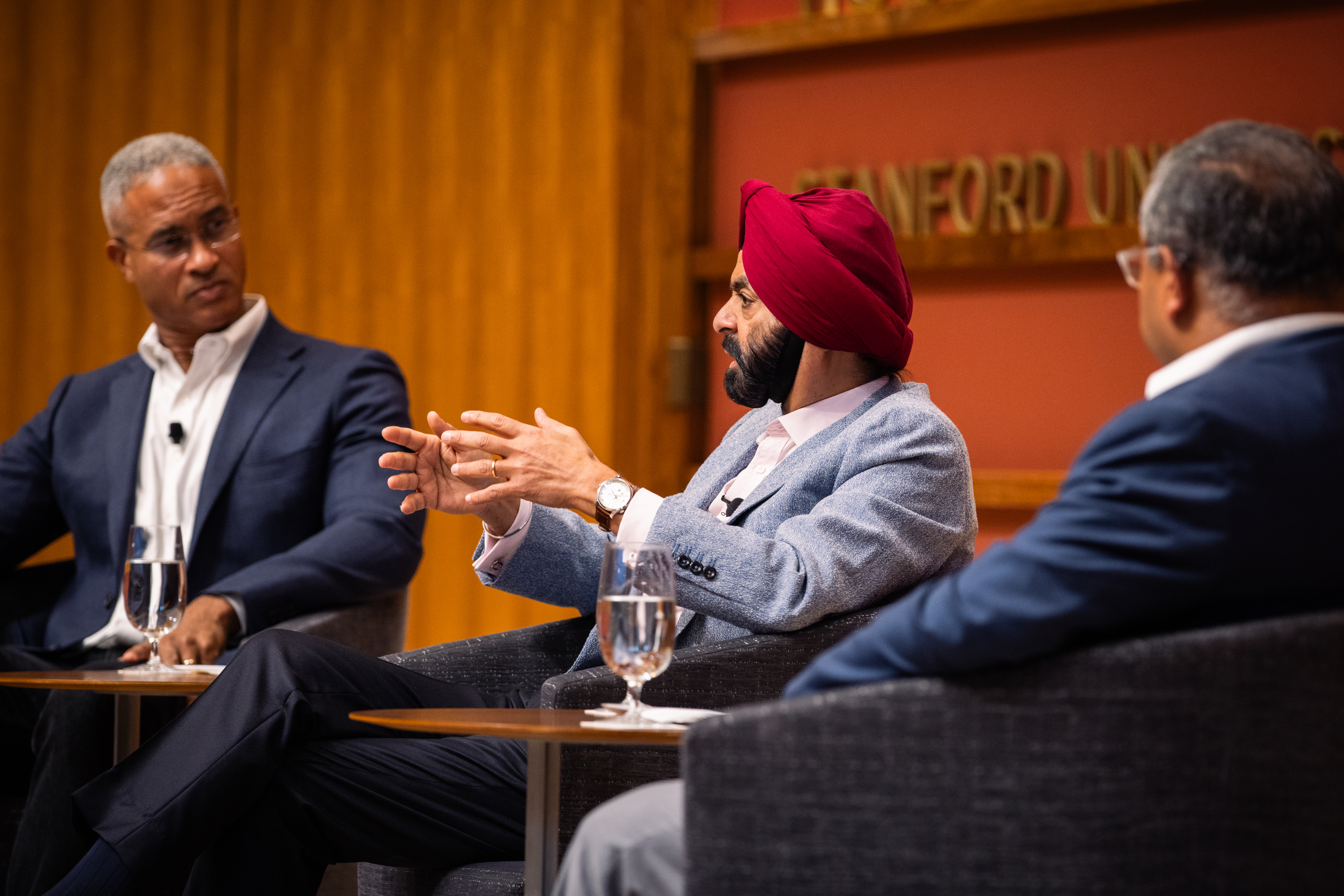 Ajay Banga speaking 