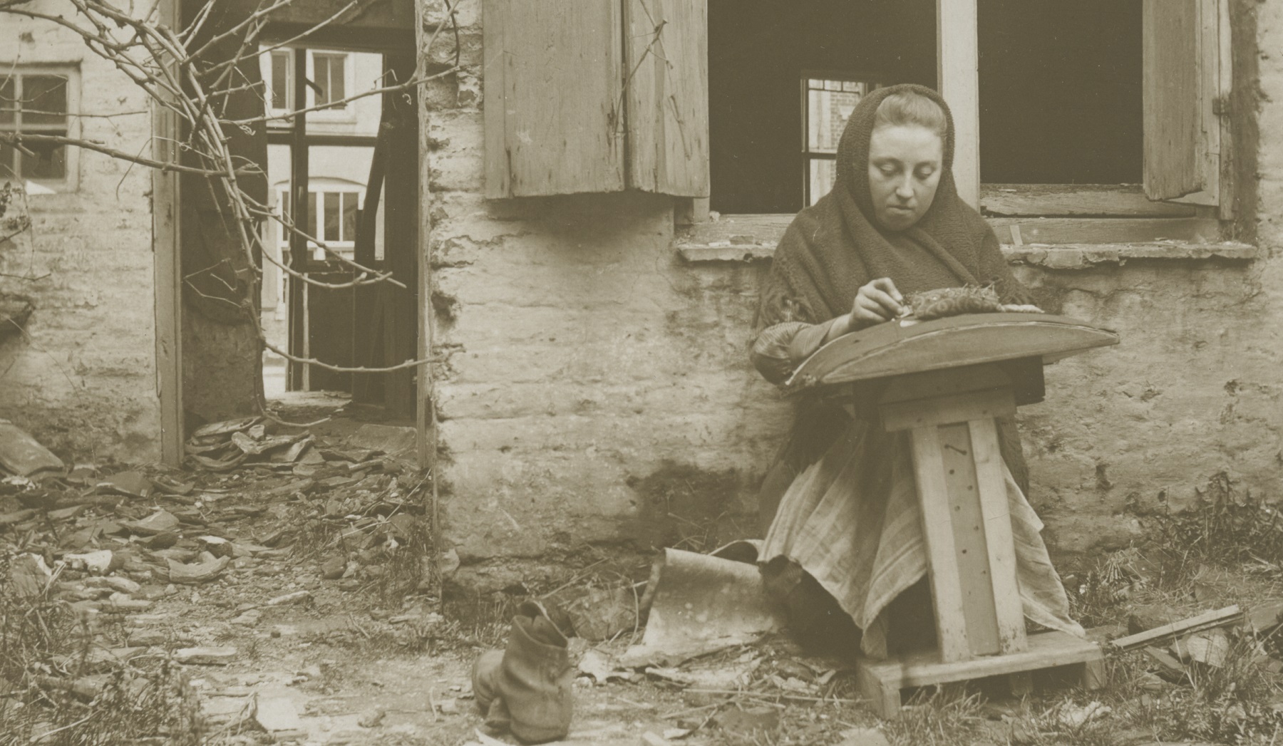 Photograph of woman in Belgium