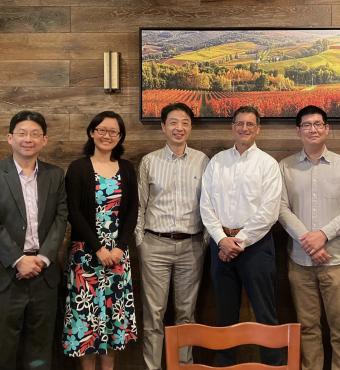 2024 Workshop on Modern China and Taiwan speakers (left to right): Hsiao-ting Lin, Wu Yidi, Chen Weitseng, Eric Wakin, Joseph Ho, Li Yujie, and Jeremy Taylor, July 2024