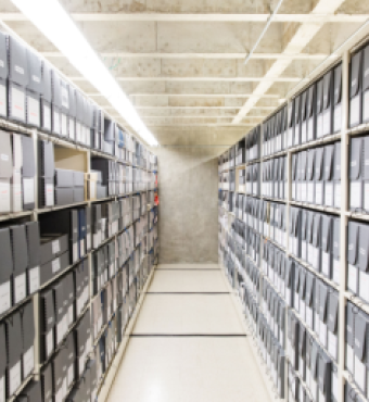 Generic image of archival storage boxes