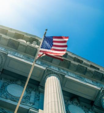 San Francisco City Hall entrance stock photo