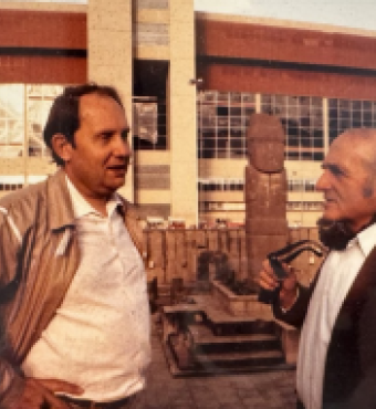 Klaus Barbie and Gerd Heidemann in La Paz, Bolivia