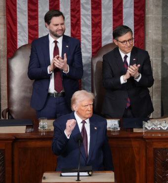 Donald Trump Delivers Joint Address To Congress