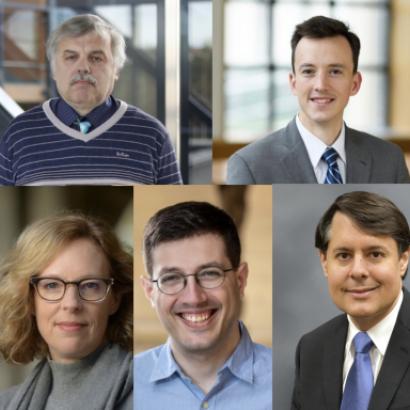 Collage of headshots - Hoover Fellows Sanovich, Tiffert