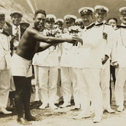 Hawaii Welcomes the Imperial Japanese Navy, Nippu Jiji Photograph collection