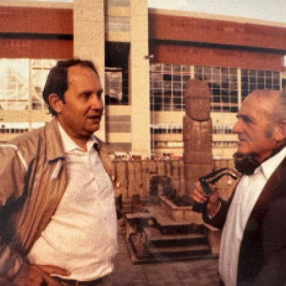 Klaus Barbie and Gerd Heidemann in La Paz, Bolivia