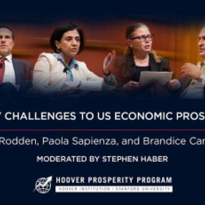 Policy Challenges to US Economic Prosperity