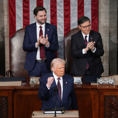 Donald Trump Delivers Joint Address To Congress