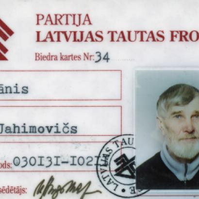 Hoover Archives Acquires The Papers Of Latvian Dissident Janis Jahimovičs