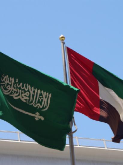 Saudi and UAE Flags