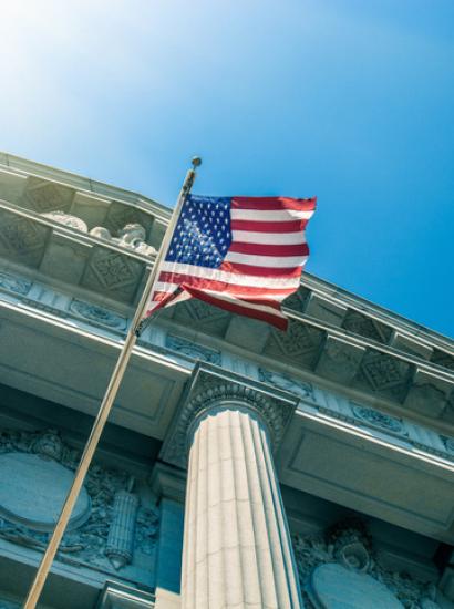 San Francisco City Hall entrance stock photo