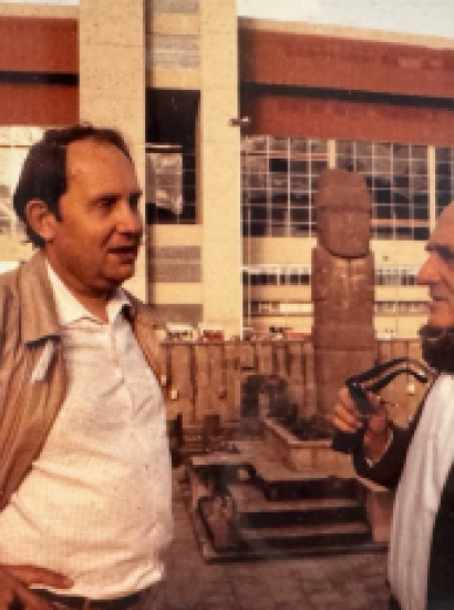 Klaus Barbie and Gerd Heidemann in La Paz, Bolivia