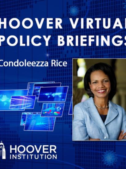 Image for Condoleezza Rice: COVID-19 And National Security 