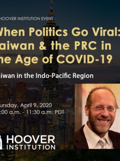 Image for J. Michael Cole: When Politics Go Viral Taiwan & The PRC In The Age Of COVID-19