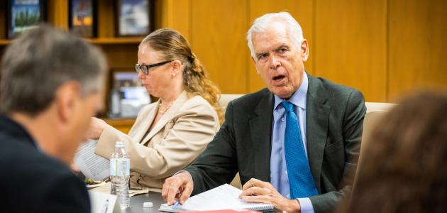 Philip K. Howard speaks at the Hoover Institution on May 16, 2024.