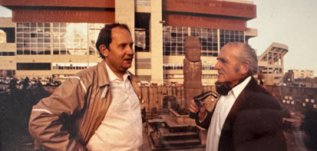 Klaus Barbie and Gerd Heidemann in La Paz, Bolivia