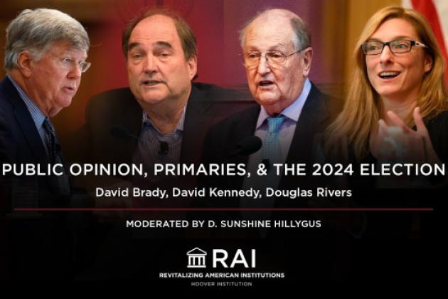 Public Opinion, Primaries, and the 2024 Election 