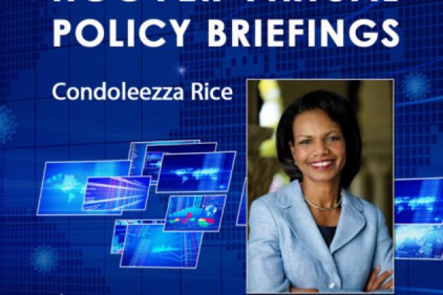 Image for Condoleezza Rice: COVID-19 And National Security 