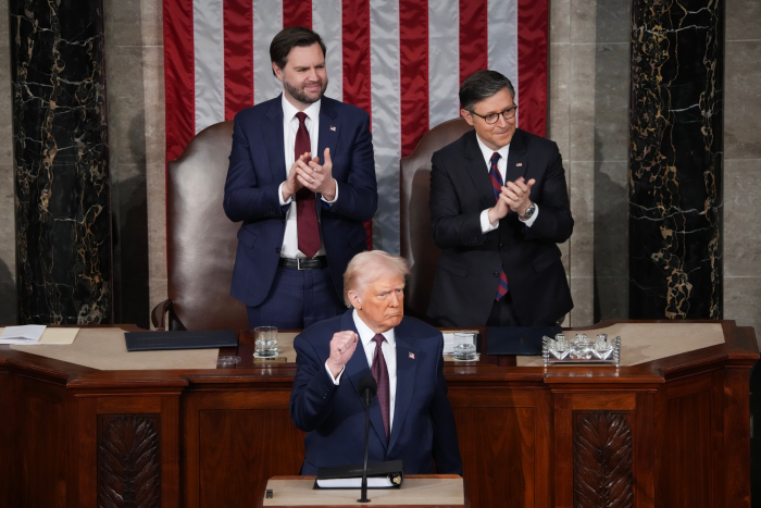 Donald Trump Delivers Joint Address To Congress