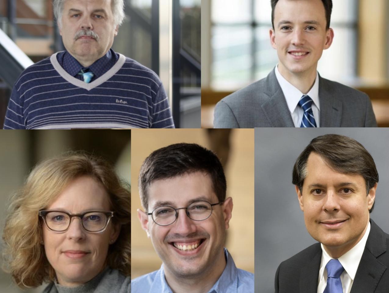 Collage of headshots - Hoover Fellows Sanovich, Tiffert