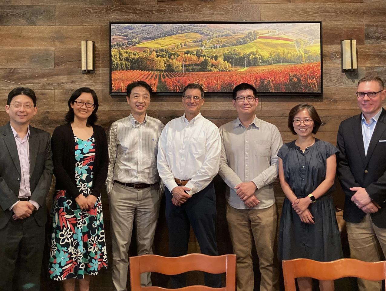 2024 Workshop on Modern China and Taiwan speakers (left to right): Hsiao-ting Lin, Wu Yidi, Chen Weitseng, Eric Wakin, Joseph Ho, Li Yujie, and Jeremy Taylor, July 2024