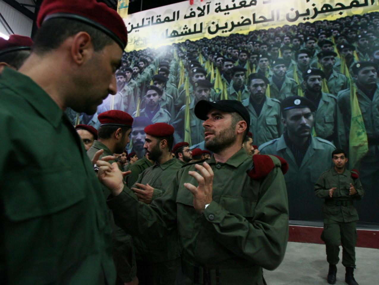 Hezbollah fighters