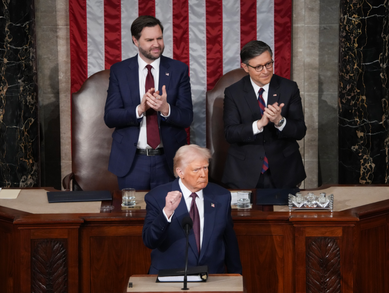 Donald Trump Delivers Joint Address To Congress