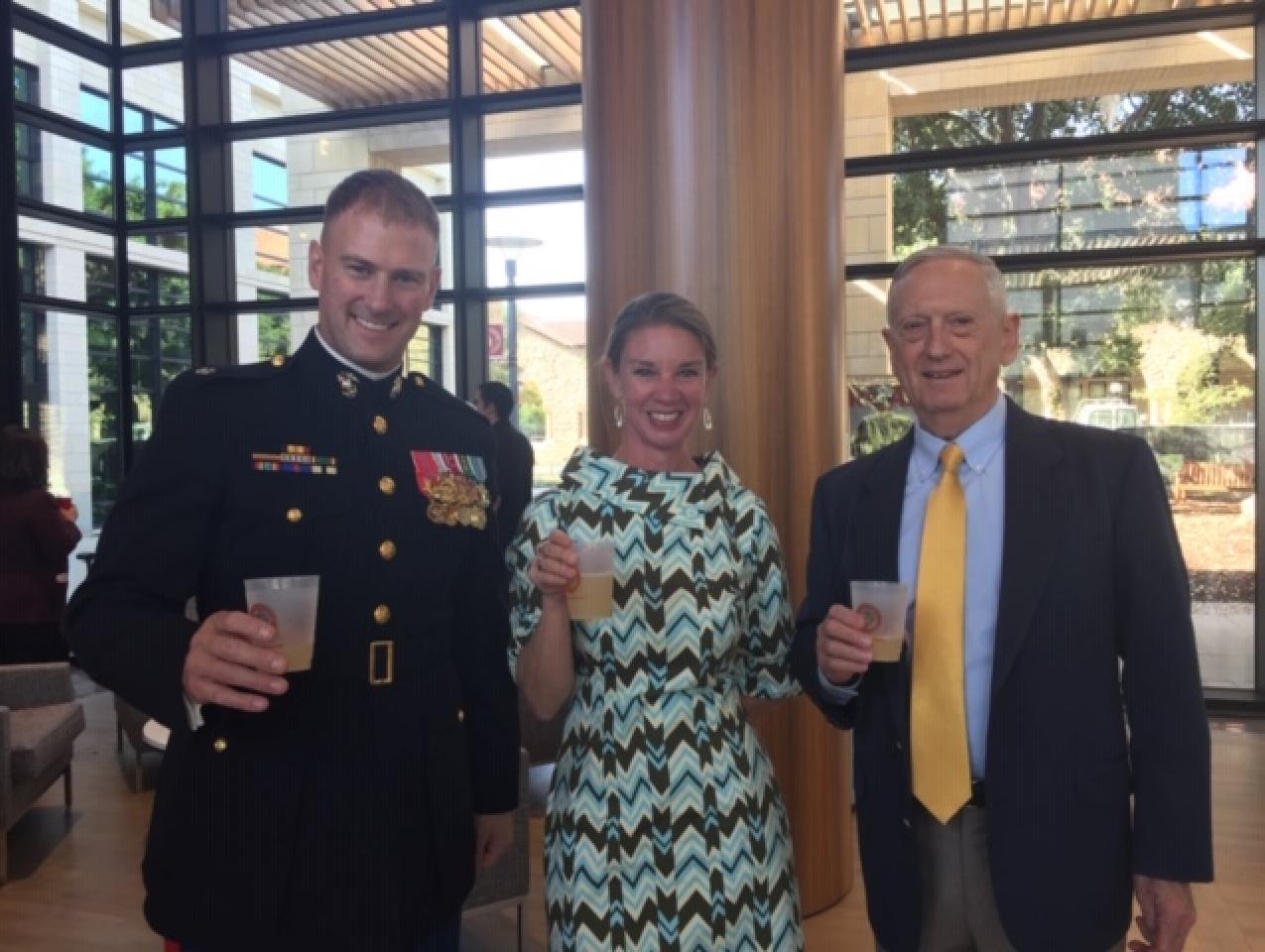 Colonel Warren Cook - Jean Cannon and General Jim Mattis