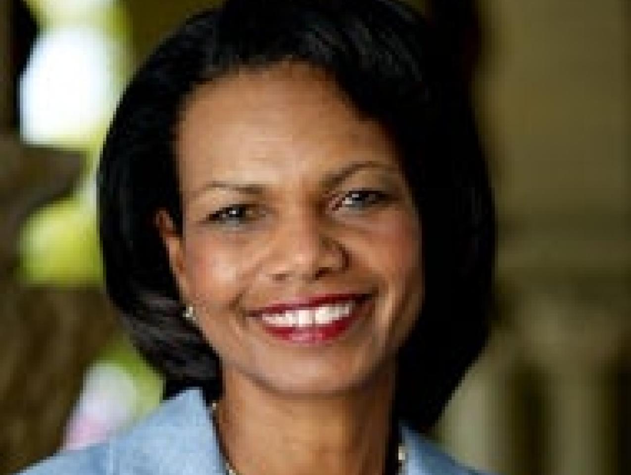 Image for A Fireside Chat With Sean Cairncross Of The Millennium Challenge Corporation And Condoleezza Rice