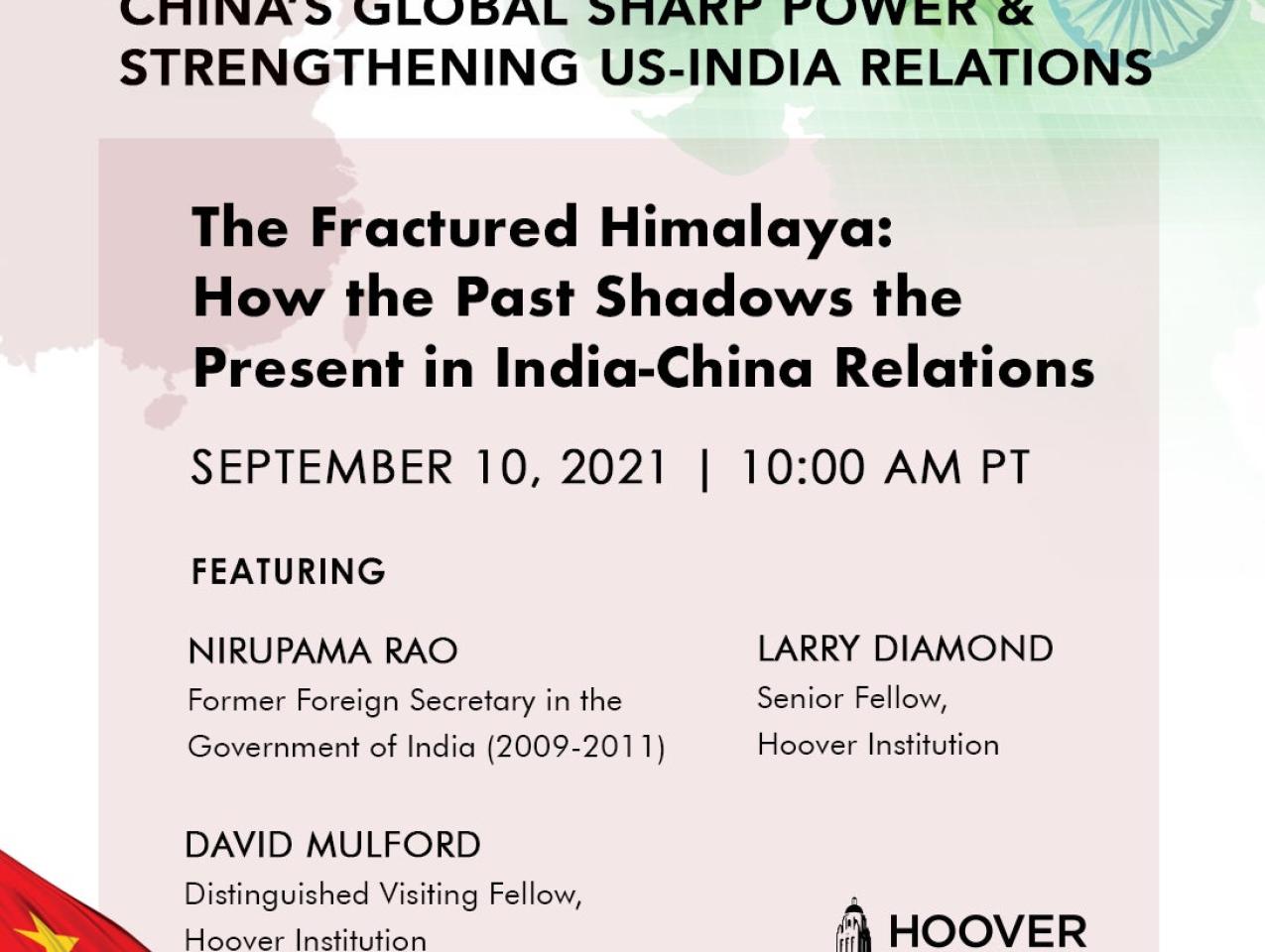 Image for The Fractured Himalaya: How The Past Shadows The Present In India-China Relations