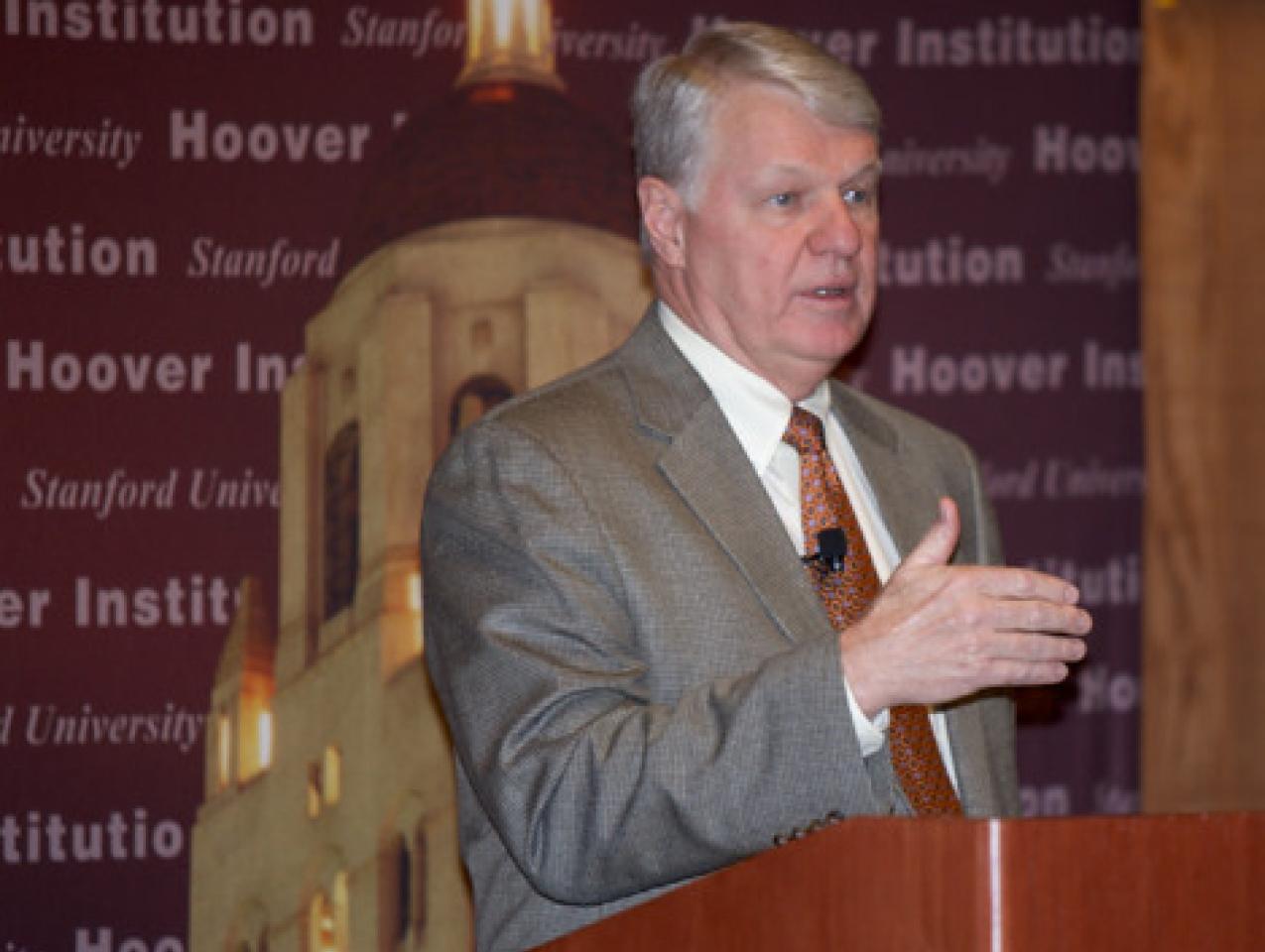 Gary Roughead, an Annenberg Distinguished Visiting Fellow at the Hoover Insti