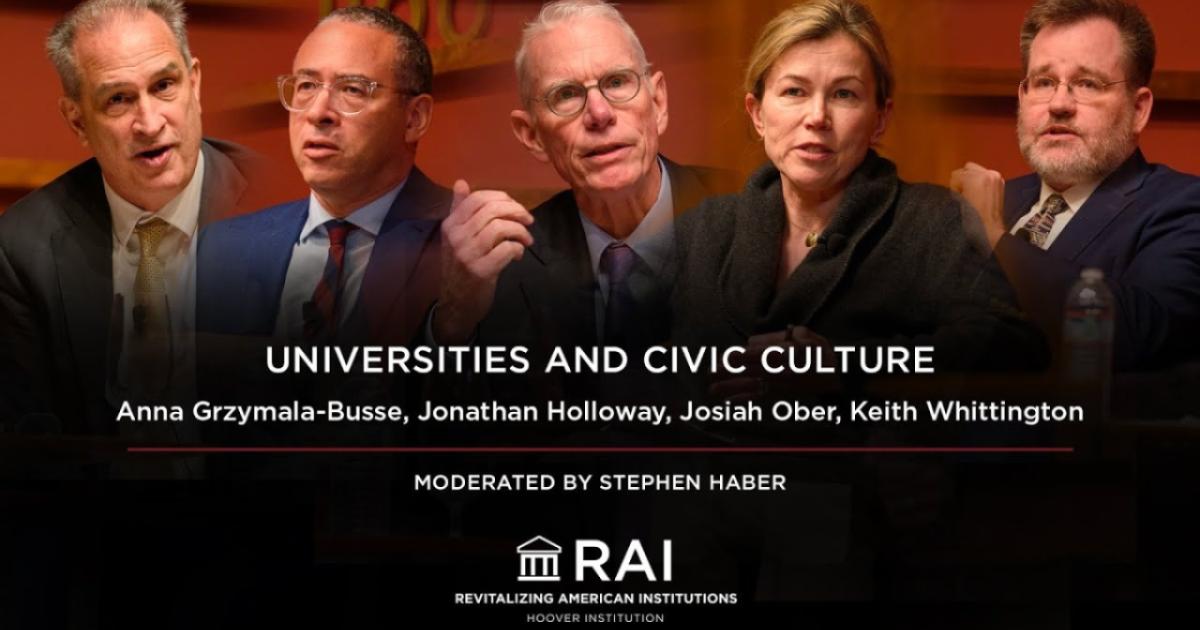 Universities and Civic Culture