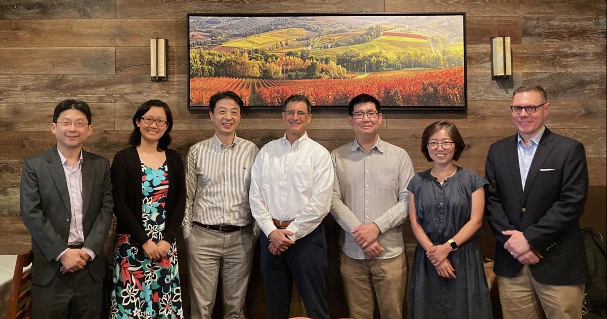 2024 Workshop on Modern China and Taiwan speakers (left to right): Hsiao-ting Lin, Wu Yidi, Chen Weitseng, Eric Wakin, Joseph Ho, Li Yujie, and Jeremy Taylor, July 2024