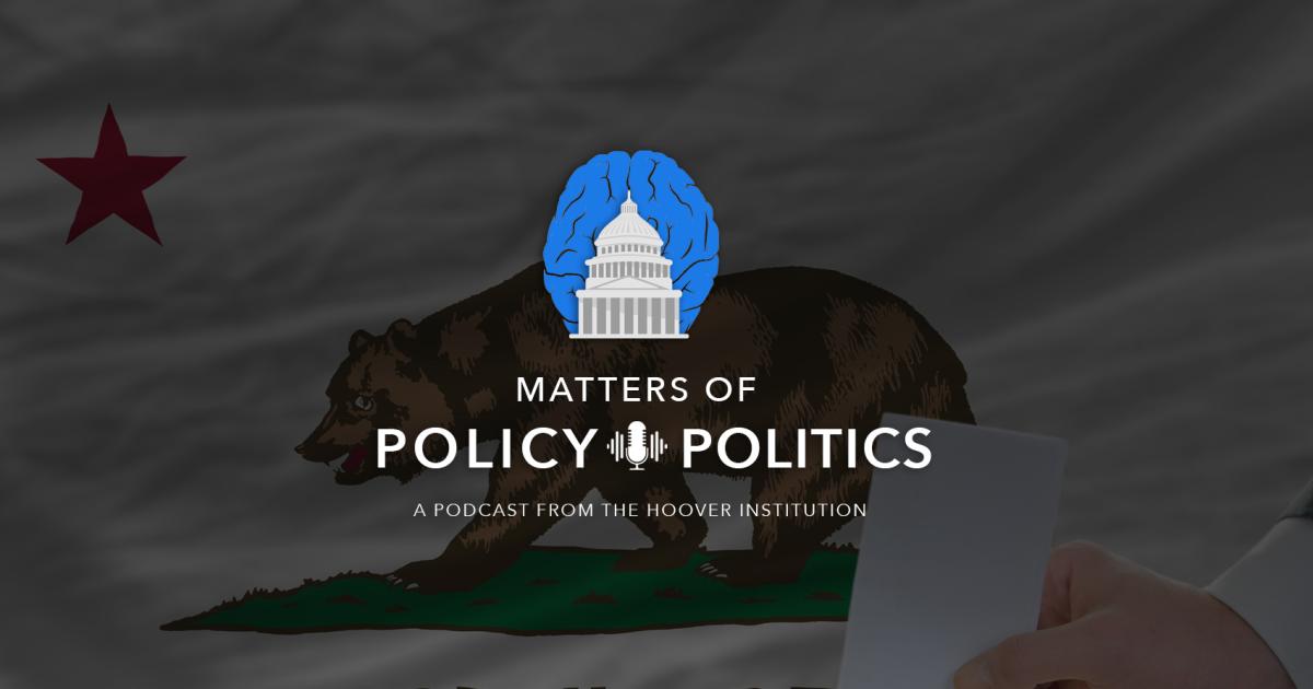 Matters of Policy & Politics | Lee Ohanian